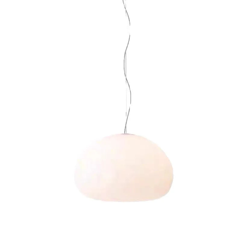 Glass cloud ceiling lamp, Nordic style, 23cm or 42cm diameter, 220V, warm light or white light