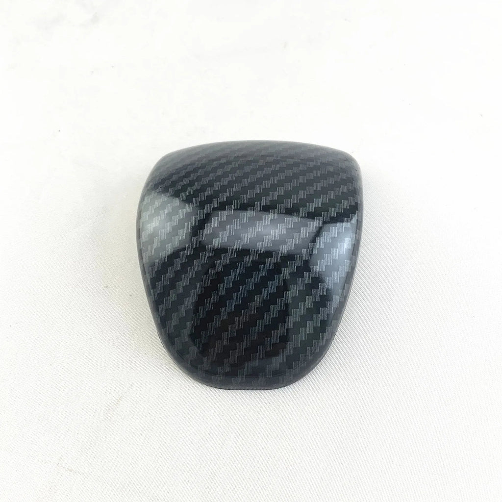 Smart RunK3 carbon fibre pattern gear shift cover sticker for car interior customisation
