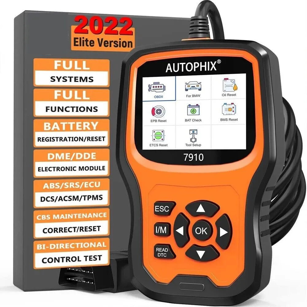 Autophix 7910 BMW diagnostic scanner and OBD2 code reader unit