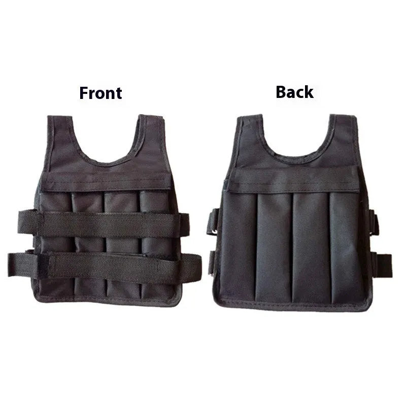 Children's adjustable sand vest with removable weight bags for home fitness training