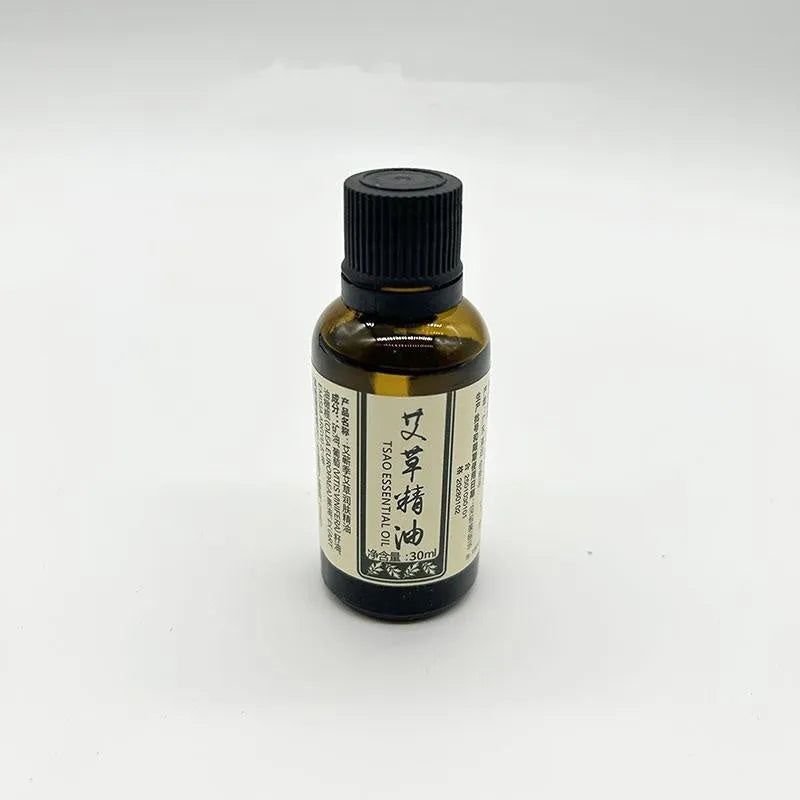 Stone moxibustion gua sha jar complete kit with moxa stick, essential oil, and traditional Chinese medicine tools