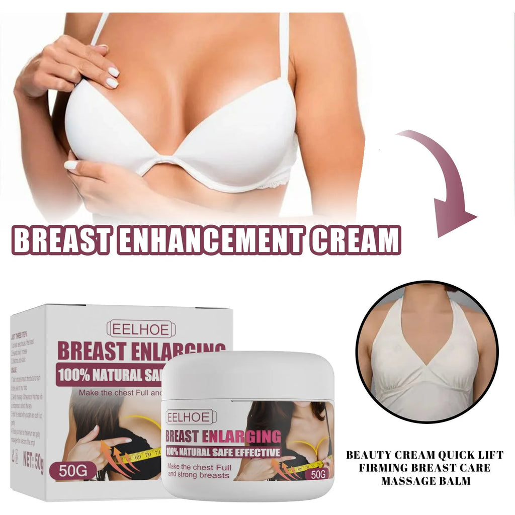 50g white breast firming cream for lifting tightening and plumping chest care, 5x4.2cm
