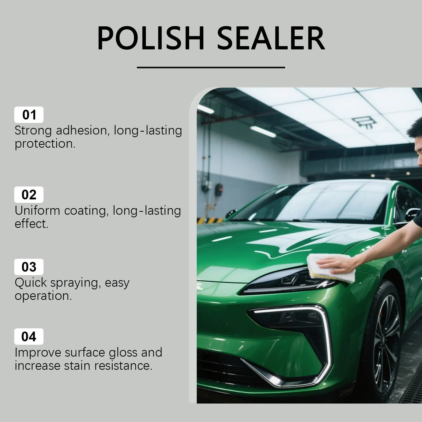 120ml aerosol can of ceramic coating spray for car paint protection.
