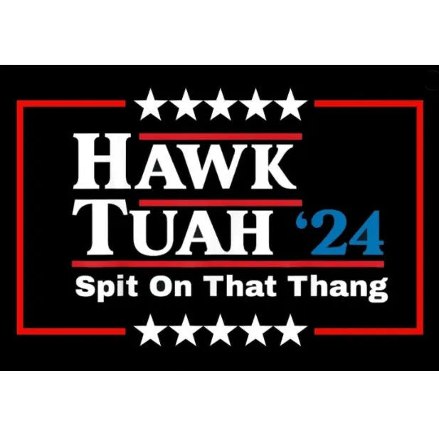 Spoof car funny election sticker set in black and white, 20x13cm coated paper modern simplicity geometric design