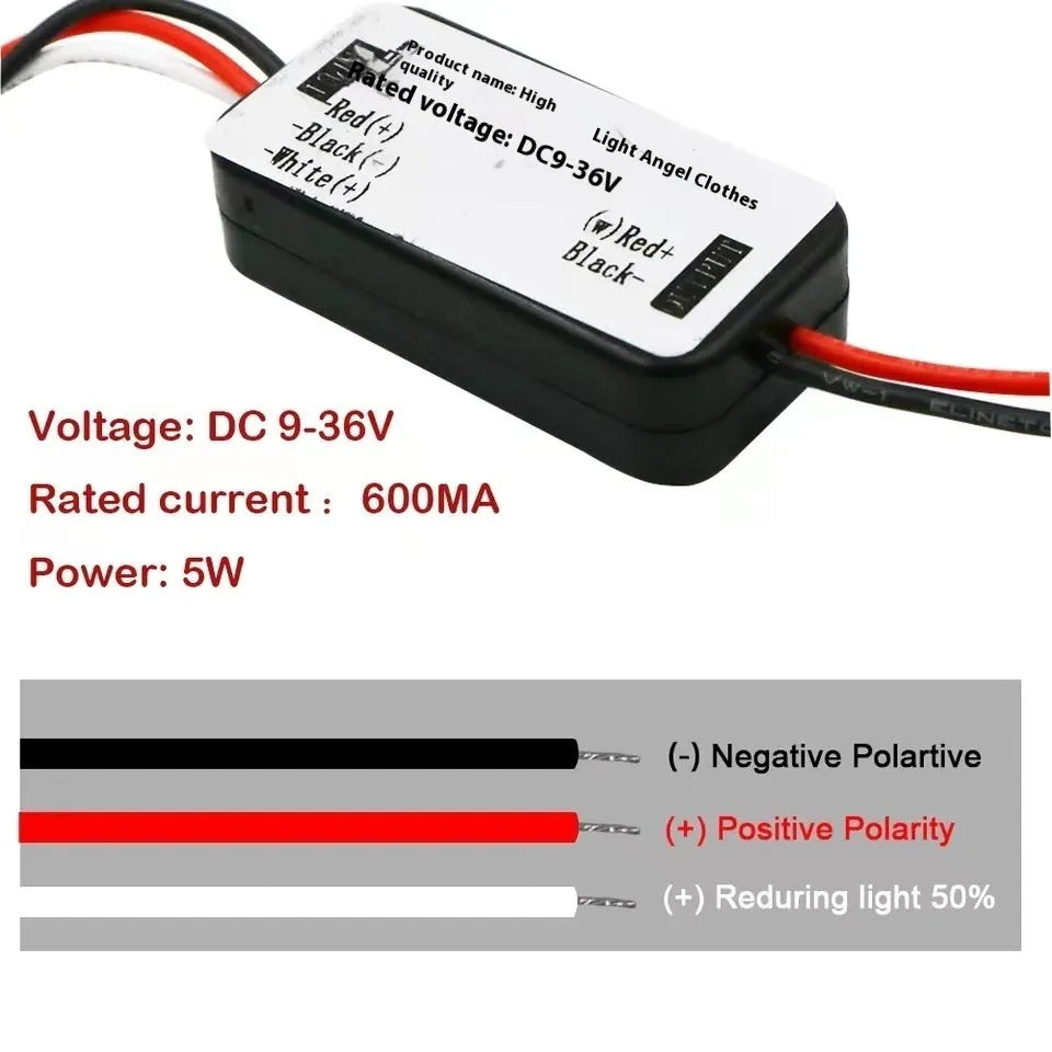 LED light guide angel eye decorative lens ring for 12V cars in 80mm 95mm 105mm 110mm PVC IP68