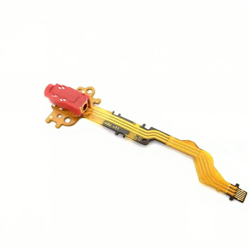 Flexible flat cable for camera microphone interface, with and without socket options