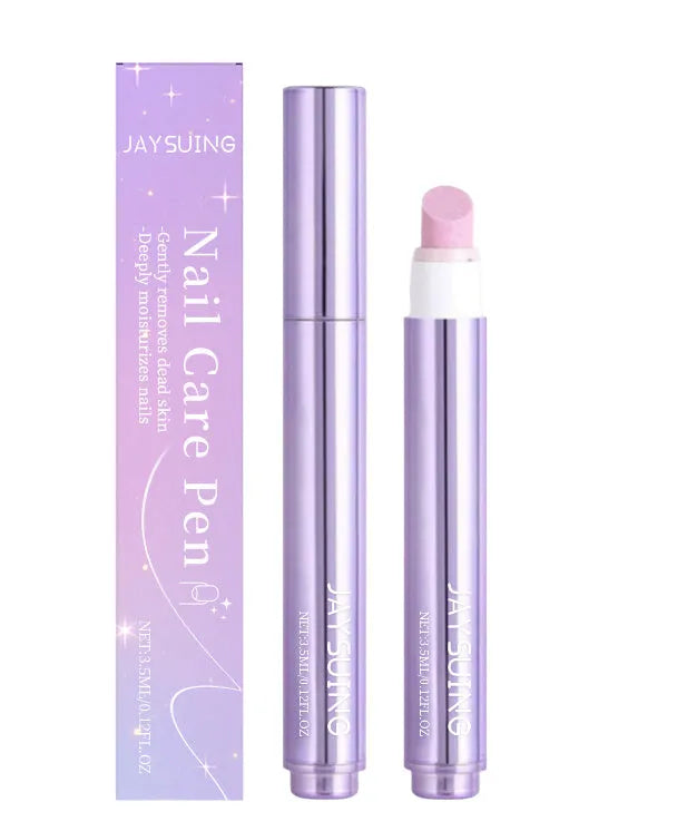 3.5ml nail care pen with cuticle oil containing jojoba and sunflower seed oils