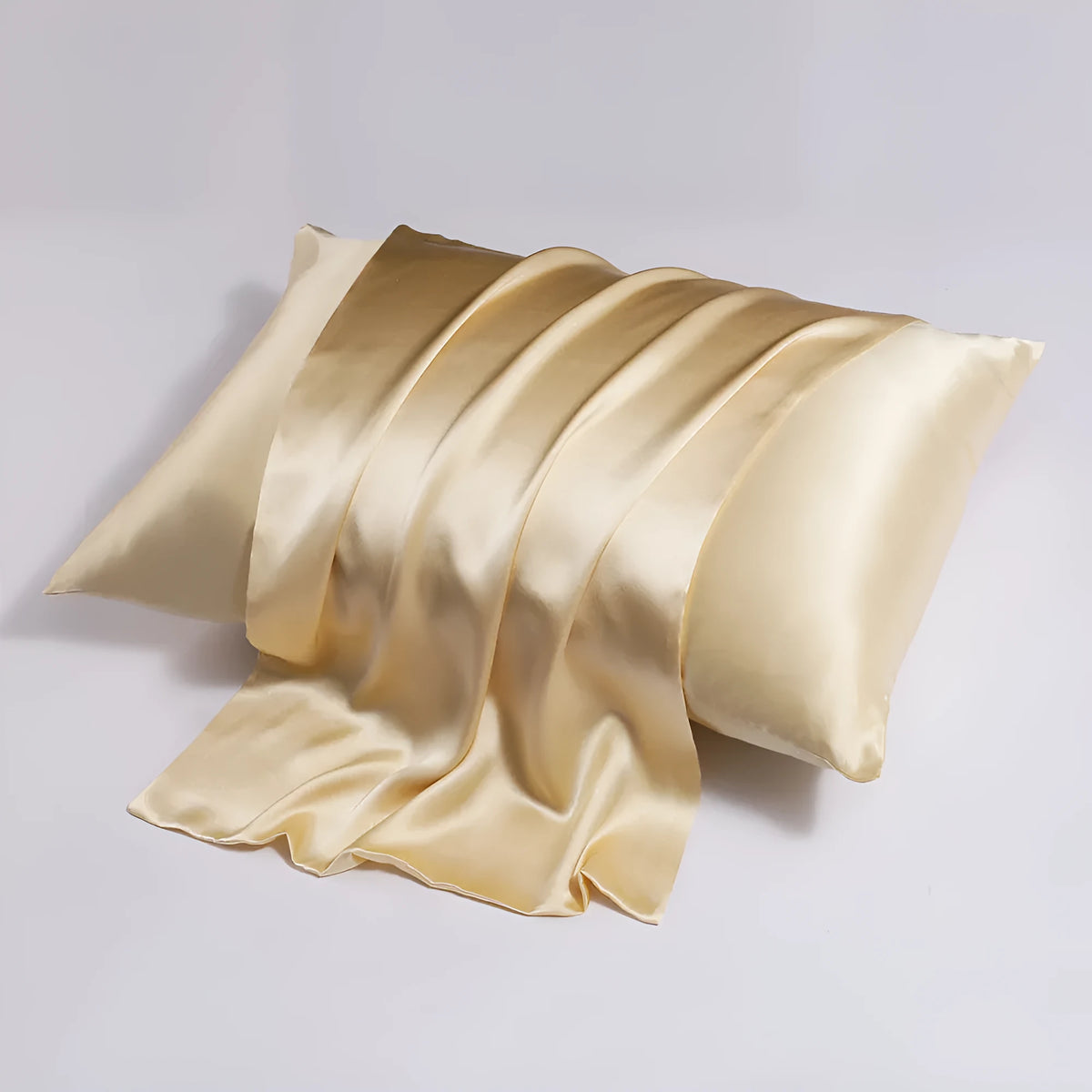 Zipper silk pillowcase in mulberry silk, double-sided, sizes 51x66cm 51x76cm 51x91cm, eight colours