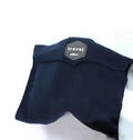 U-shaped neck support travel pillow that can also be worn as a scarf, shown in one of four available colours.