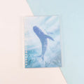 Animal-themed hardback notebook with ring binder in A5 or B5 size