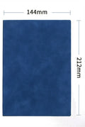Soft noodle sheep buckle imitation leather notebook in A5 size with beige paper pages