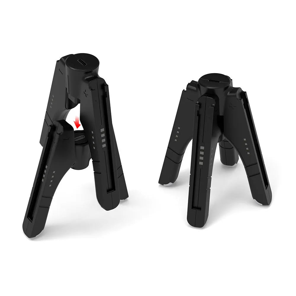 Black four-in-one fixed charger holder for Switch OLED and Switch rod end with Type-C interface