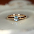 S925 sterling silver ring yellow gold micro inlay geometric ellipse unisex size 7