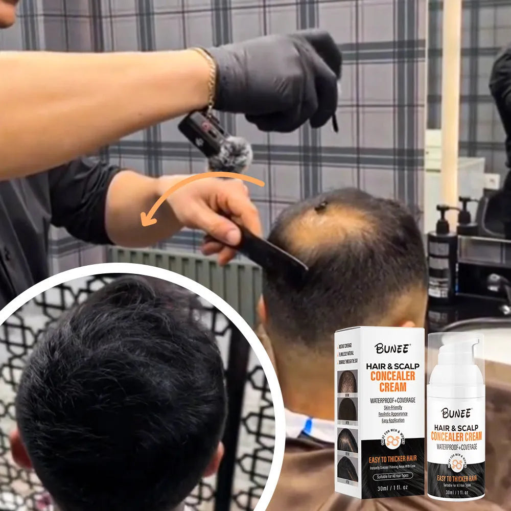 30 ml scalp concealment pomade tube for covering thinning hair areas with nourishing formula