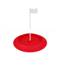 Silicone golf putting green cup with 16cm diameter in red, green and blue options