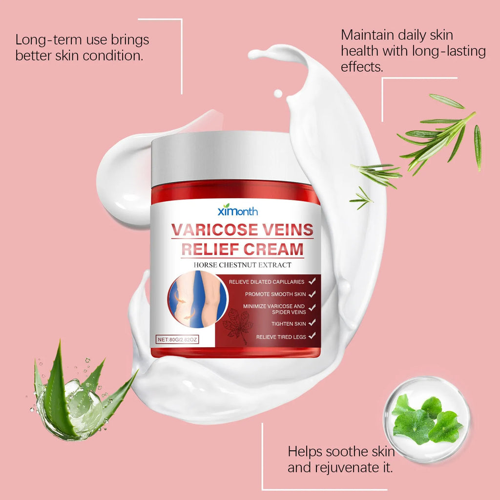Two 80g containers of Leg Care Cream for body and leg moisturisation