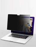 Magnetic anti camera screen film for Apple MacBook in anti-peep style with German three-layer PET construction