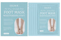 Exfoliating and moisturizing foot mask 5 pairs with snail mucin and shea butter