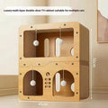 Double layer cat scratching board and nest in a choice of cute styles including owl and cat head.