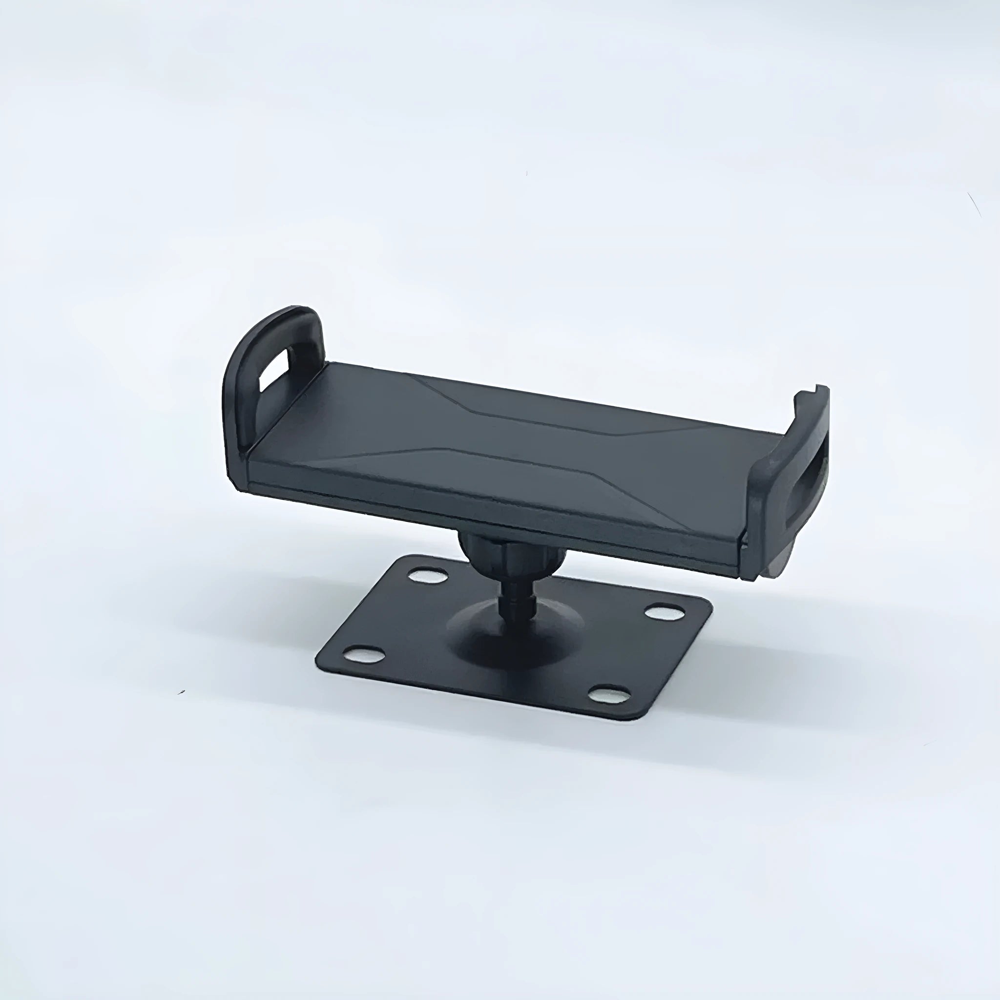 Alloy universal wall rack for tablet and large mobile phone with foldable design mounted on wall