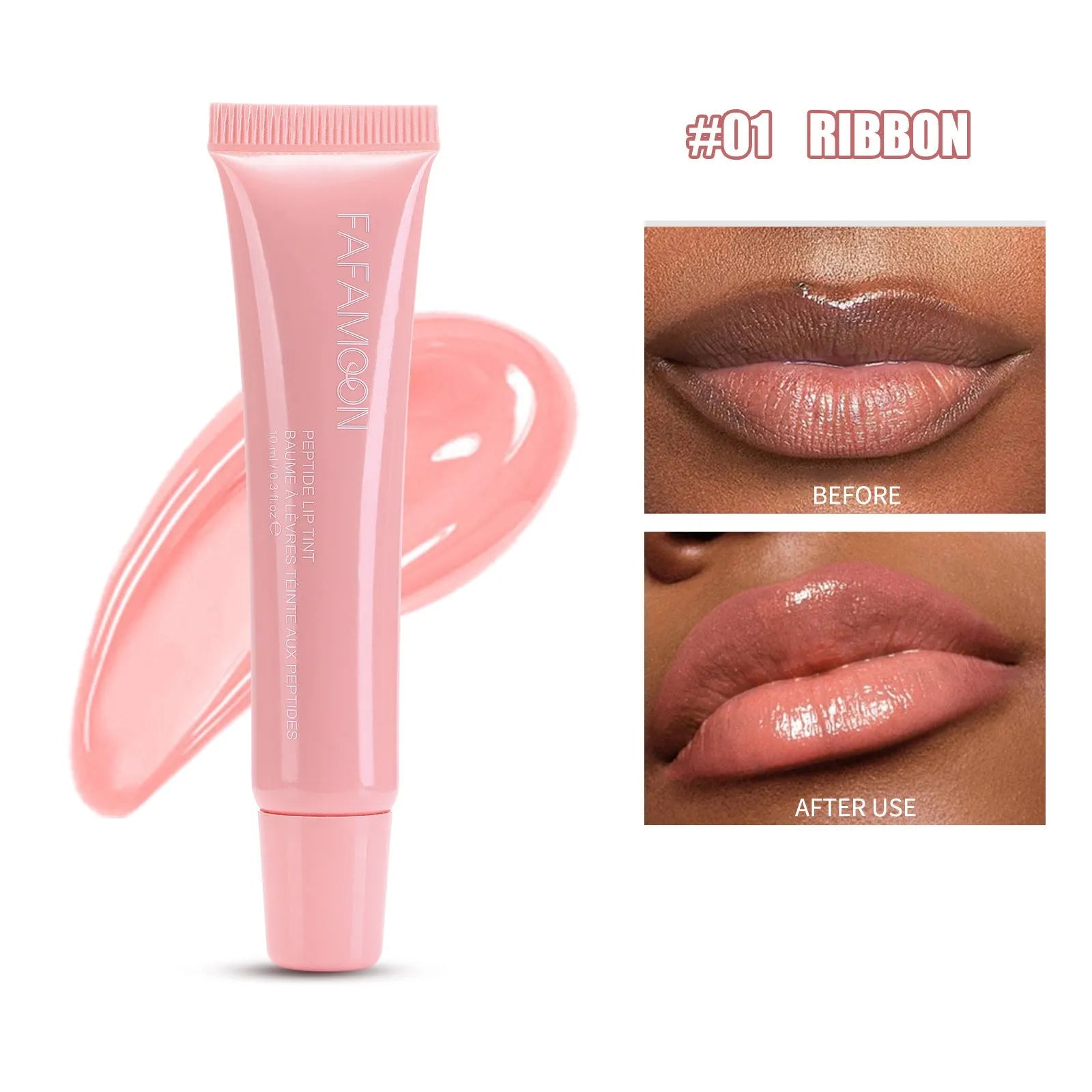Glossy lip glaze waterproof long lasting lip gloss mirror shine 10ml non-sticky hydrating