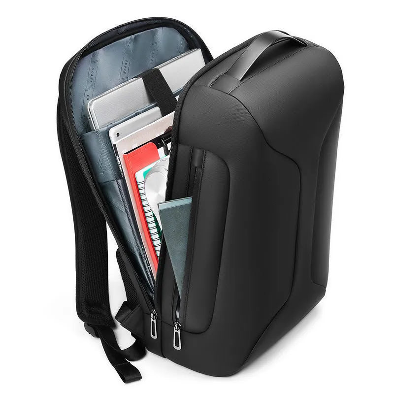 Men's large capacity business backpack in Oxford cloth with air pillow belt system