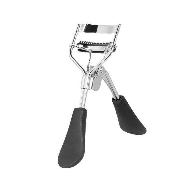 A4 manual eyelash curler with ribbon comb in choice of six colours including black, pink and purple