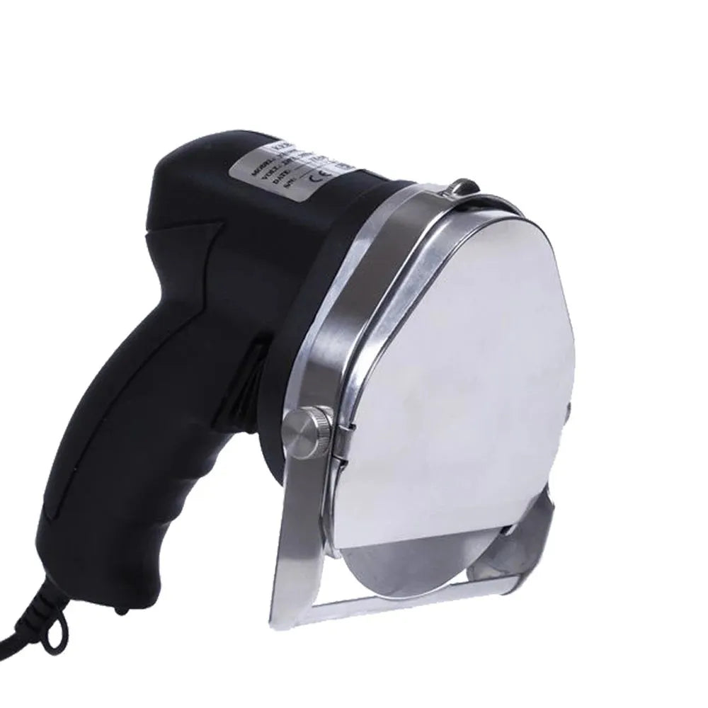Black KS-100E electric meat cleaver machine with dimensions 200x240x290mm for mincing.