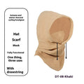 Autumn and winter thermal windproof cycling sports mask in polar fleece, free size, black colour