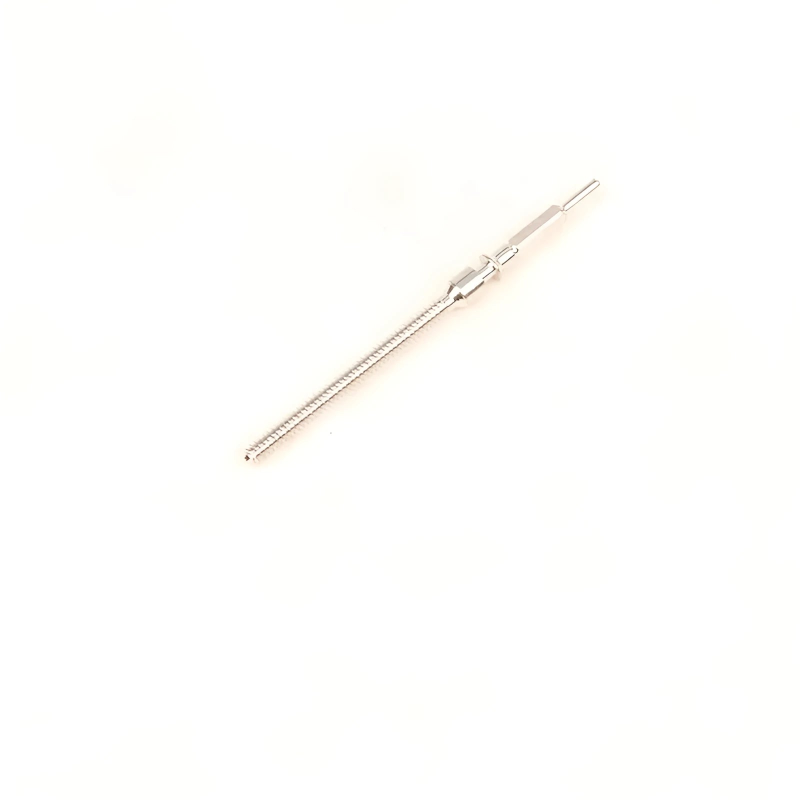 Old Shanghai 7120 lengthened barre stick watch stem replacement part on plain background