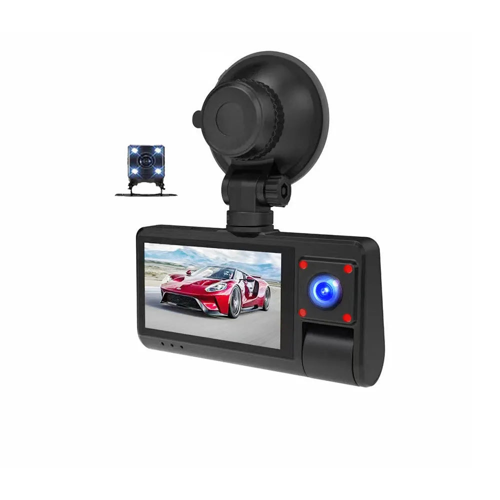 G50 black driving recorder dash cam with 3-inch touchscreen display