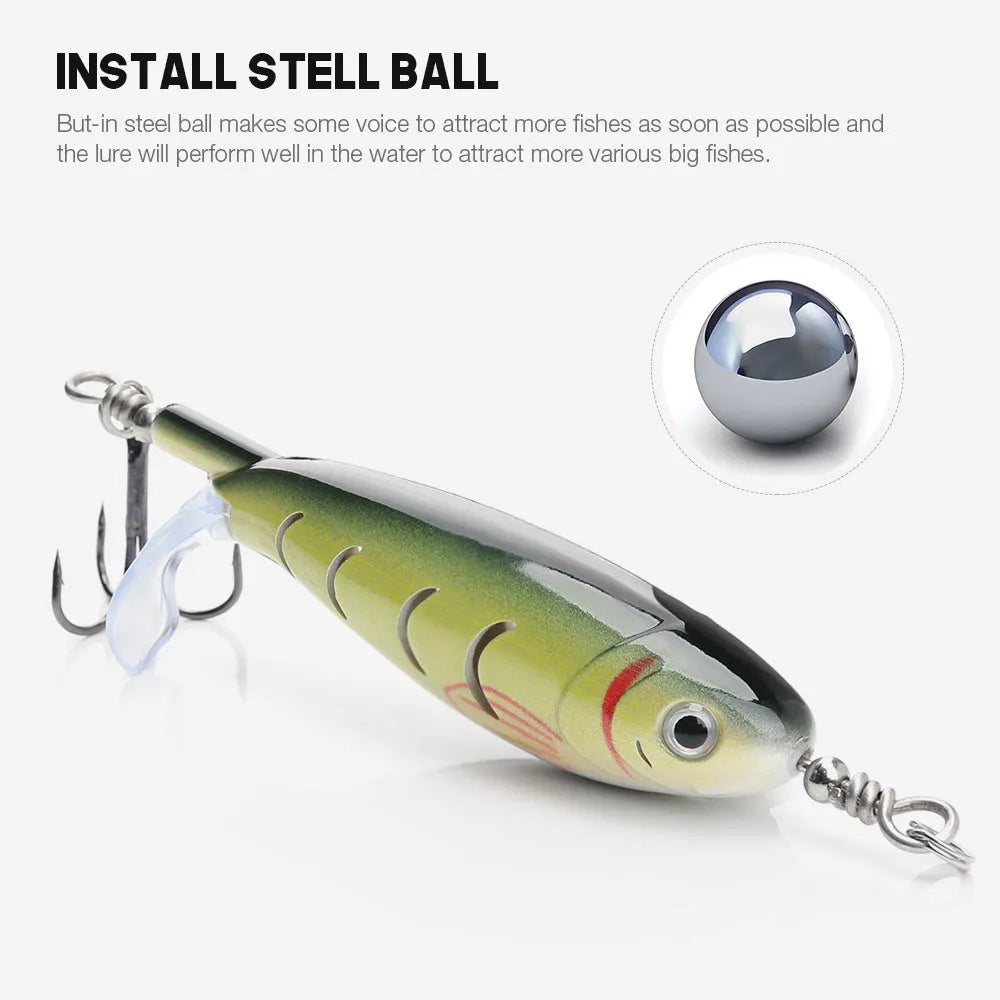 7.5cm hard plastic fishing lure with realistic bionic design and multiple colour options