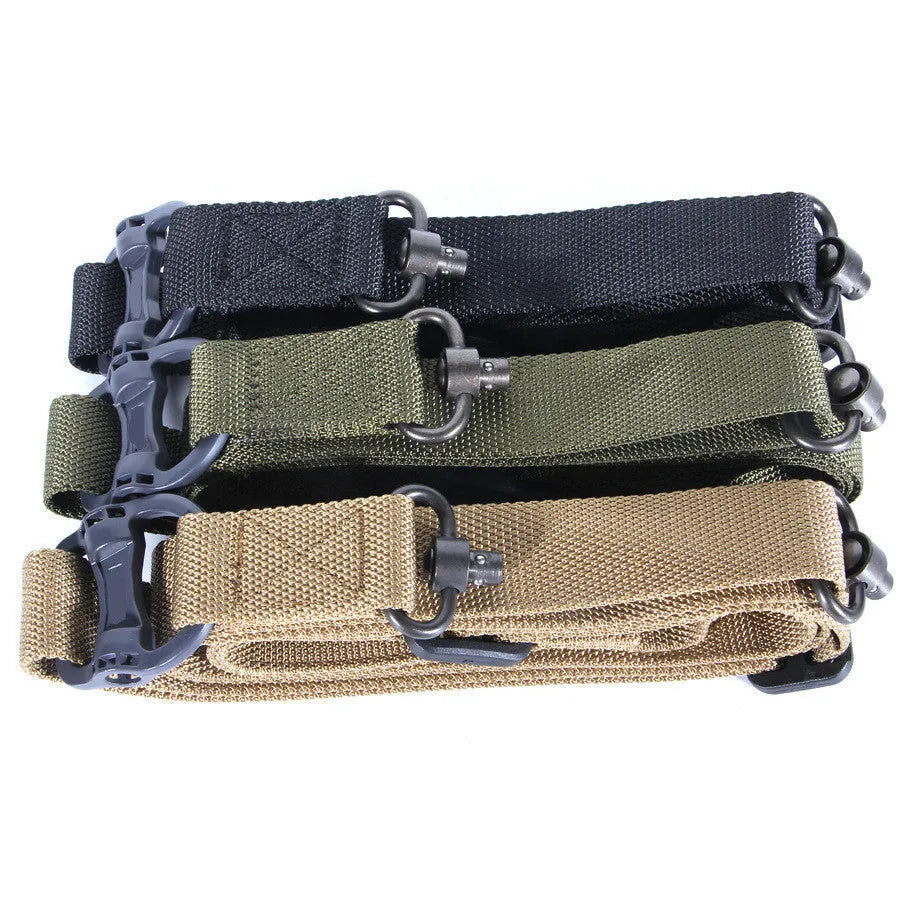 Tactical nylon multifunctional task strap rope showing 150cm maximum stretch length