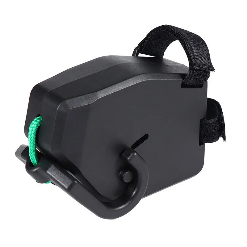 Black plastic resin bicycle trailer rope for mountain bike and parent-child cycling