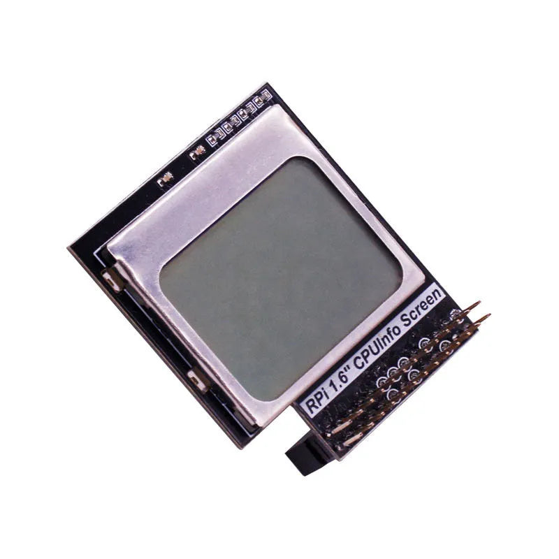 Raspberry Pi 1.6 inch LCD display module with backlight switch connected to GPIO pins
