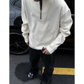 Solid colour women's pullover top with long sleeves in grey, black, or apricot for spring layering