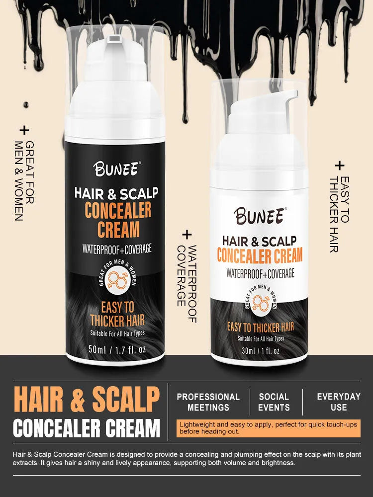 30 ml scalp concealment pomade tube for covering thinning hair areas with nourishing formula