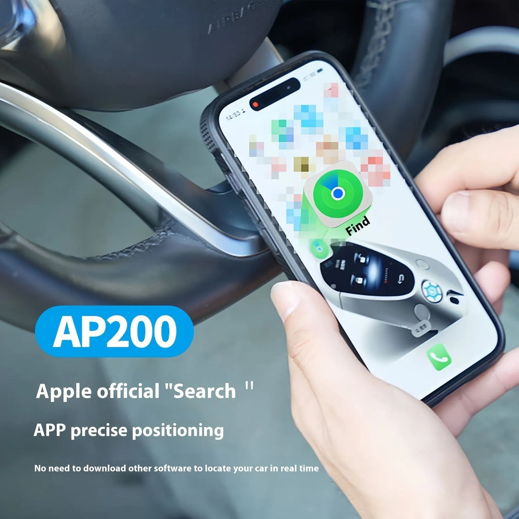 Black ABS car GPS locator device designed to plug into a vehicle's 12V power socket