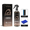 Brake disc cleanser kit with 100ml bottle, sponge, and cloth for car brake maintenance