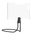 Large screen ultra-thin magnifying glass 5x with 240x170mm acrylic lens on desk showing magnified text