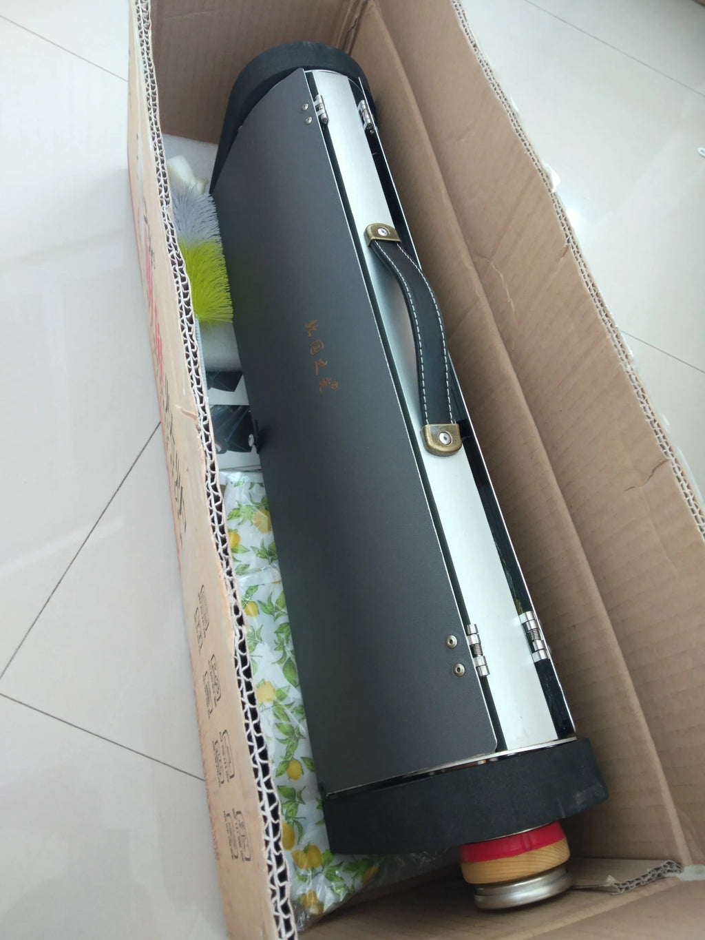 Outdoor portable smokeless vacuum oven grill silver with 1.5L tube and 50cm food tank on tripod