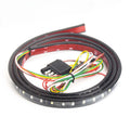 Red white LED tail light bar for American pickup trucks with 108 SMD2835 LEDs and triple mode operation