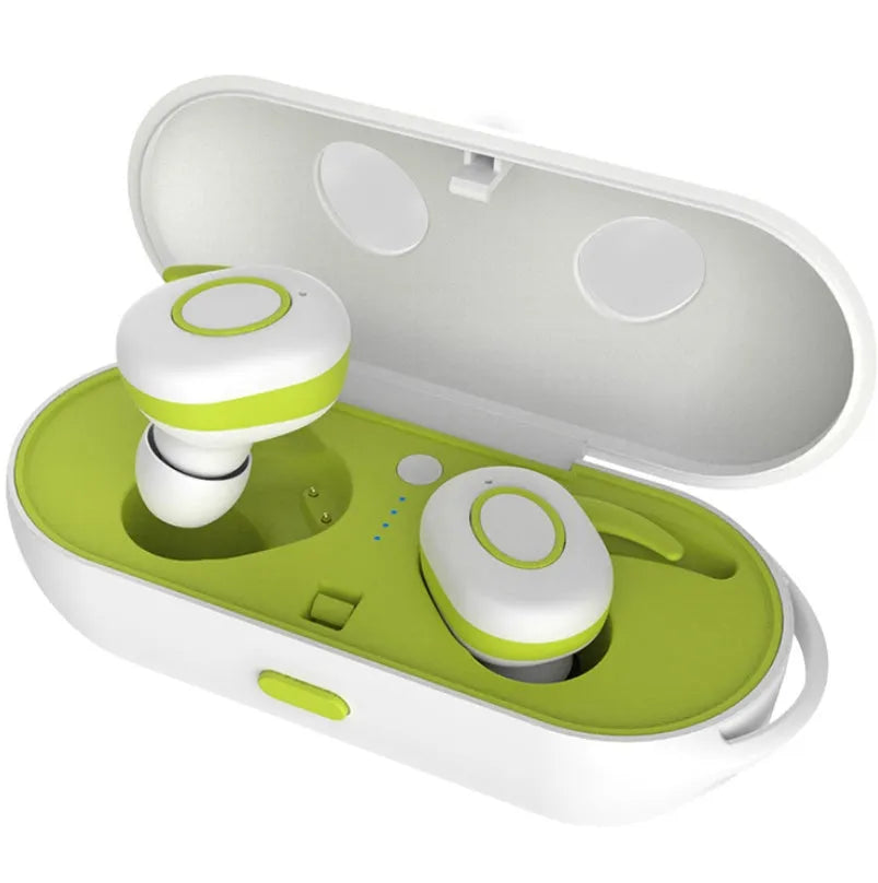 CSR Air-tws black wireless in-ear Bluetooth sports headphones with charging case