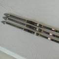 Carbon fibre telescopic fishing rod with four adjustable lengths for saltwater and freshwater rock fishing