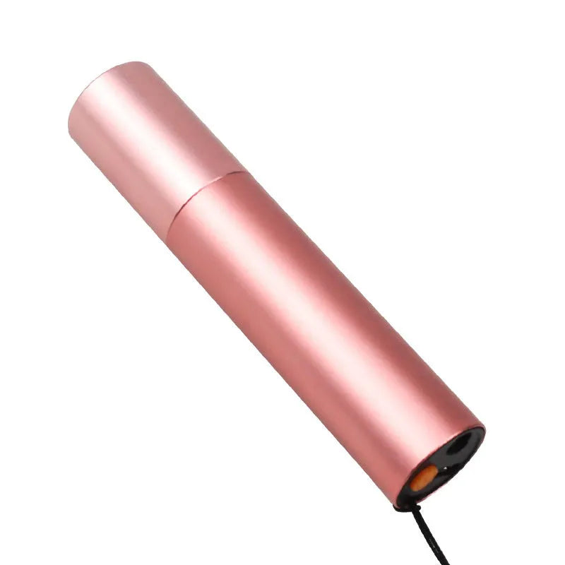 2 in 1 cat ringworm detection lamp and laser cat stick in aluminium alloy, 9.8cm x 2cm, Rose Gold or Black