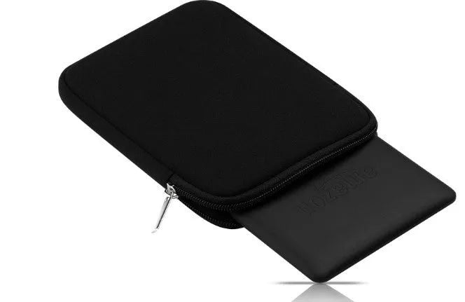 Soft shell tablet case compatible with iPad Mini 4 Air 2 Pro 9.7 in black, sponge protection, wallet style