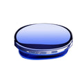 Bluetooth MP4 music player in black, blue, or rose gold with an OLED screen displaying track info.