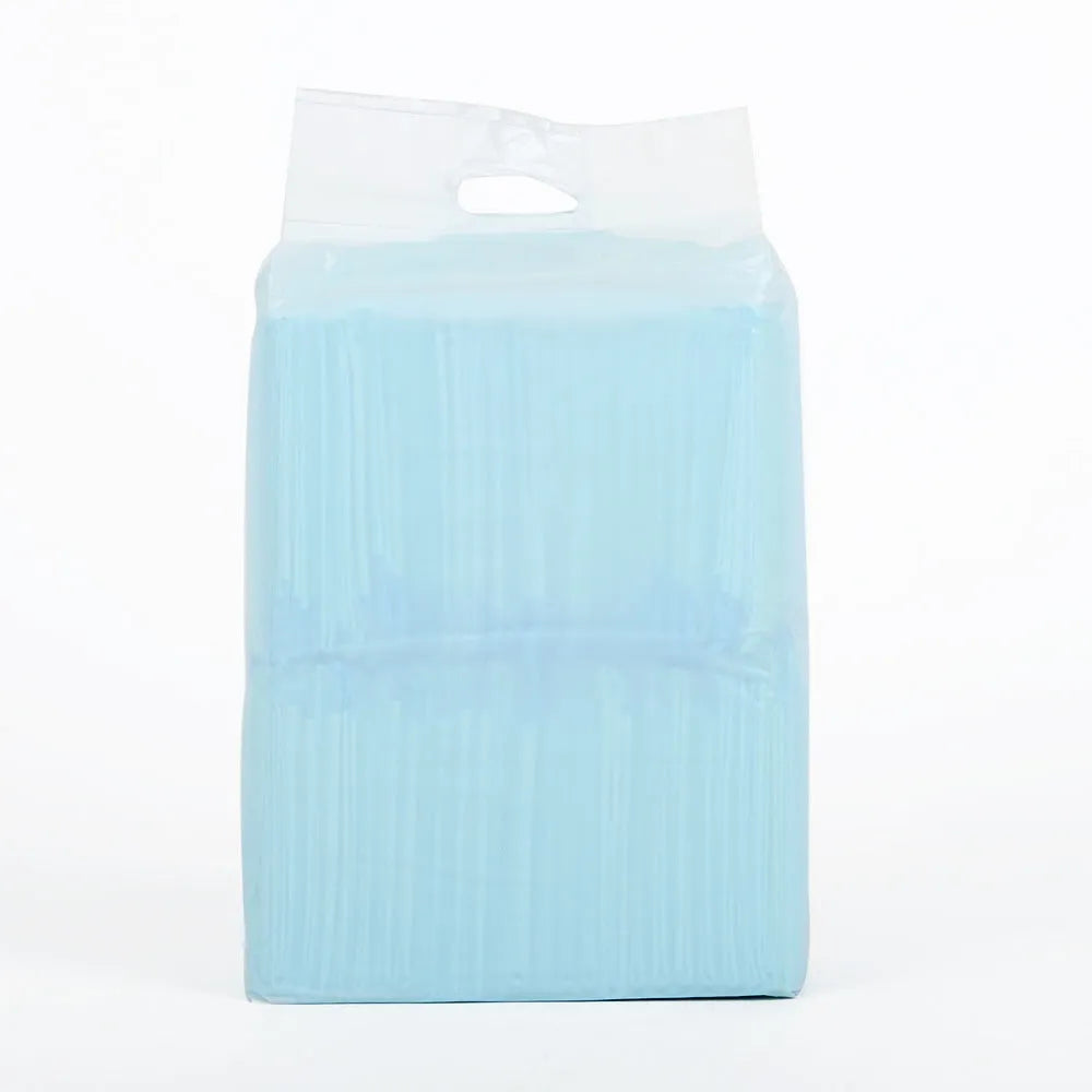Blue disposable dog diaper for male female puppy toilet training deodorising pet supplies on white background