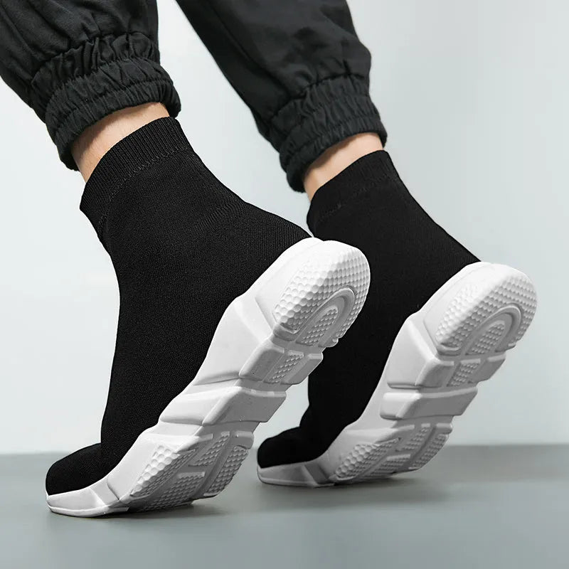 Old Beijing women's cloth shoes with elastic sock fit, high upper, sheep suede and mesh, viscose sole, black and camouflage options, sizes 35-44