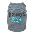 Lightweight polyester dog coat in grey with vest-style opening for small to large dogs